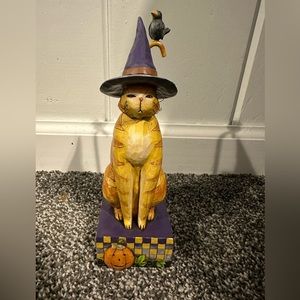 Jim Shore "Kitty in a Witch Hat"